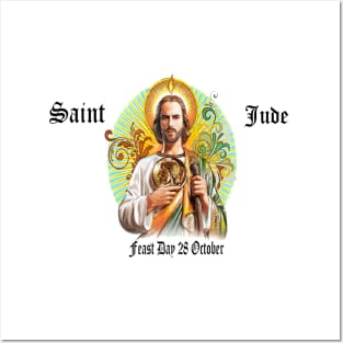 Saint Jude Feast Day 28 October Posters and Art